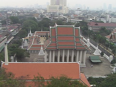 View of Bangkok from Wat Saket