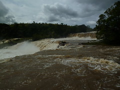 Close up of Orinduik Falls at Guyana/Brazil Border