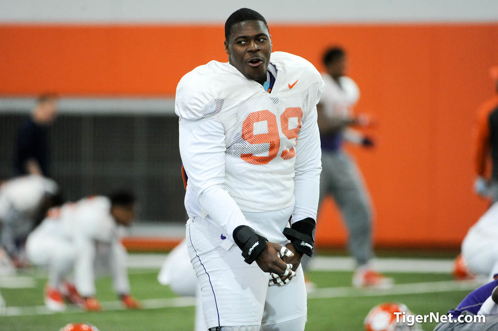 Clemson Football Photo of bowlpractice and DeShawn Williams