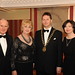 Gala Dinner Martin McAleese & Professor Mary McAleese and Stephen McNally, President IHF & Edel McNally