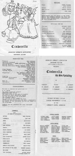1988 Cinderella 00 Programme