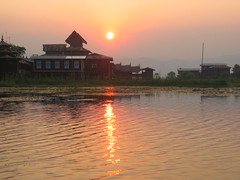 Sunset in Myanmar
