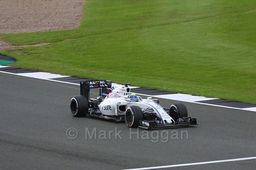 Felipe Massa in his Williams during Free Practice 1 at the 2016 British Grand Prix