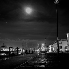 Harbourside by Moonlight
