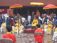 A Human Chess Game in Hanoi