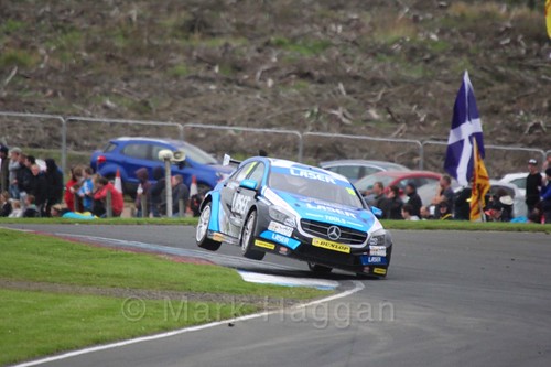 Aiden Moffat in BTCC race one at Knockhill Weekend 2016