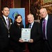IHF2015 Skeffington Arms Hotel, winners of the Quality Employers Award being presented their commemorative plaque