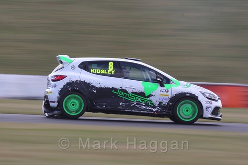 Luke Kidsley in the Clio Cup during the BTCC 2016 Weekend at Snetterton