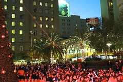 San Francisco's Union Square Macy's Great Tree Lighting, The Crowd