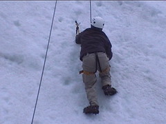 Ice Climbing the Straight Face