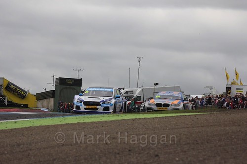 Jason Plato in BTCC race 2 during the Knockhill Weekend 2016