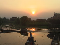 Sunset over Inle Lake