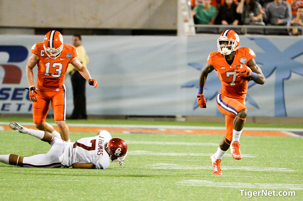 Clemson Football Photo of Mike Williams and Russell Athletic Bowl