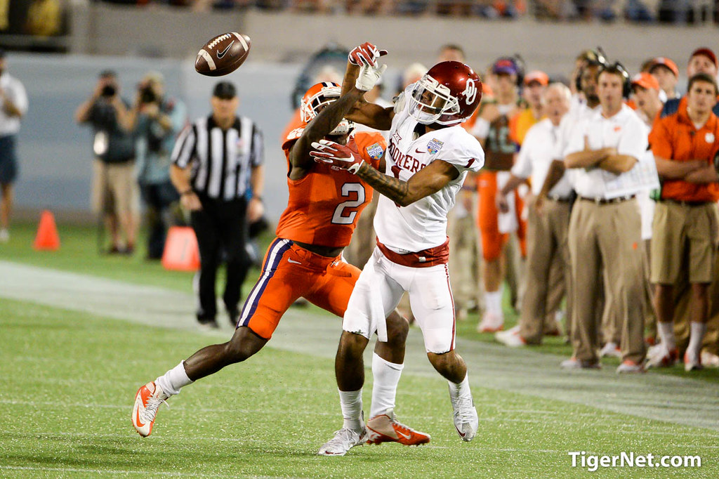 Clemson Football Photo of Mackensie Alexander and Russell Athletic Bowl