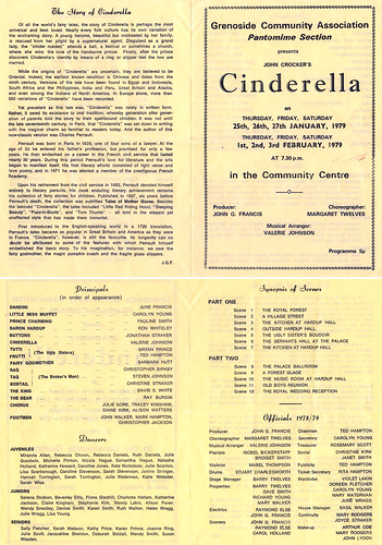 1979 Cinderella 00 Programme