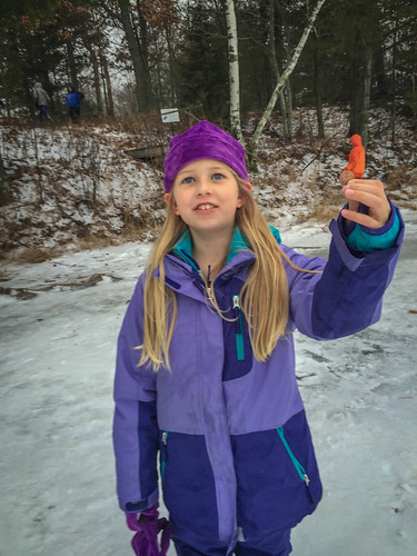 At first glance I thought Nora was holding a carrot but turns out it was a penny she found. • <a style="font-size:0.8em;" href="http://www.flickr.com/photos/96277117@N00/16086840812/" target="_blank">View on Flickr</a>