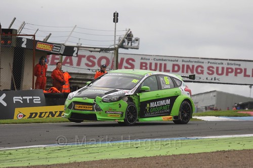 Stewart Lines in BTCC race 2 during the Knockhill Weekend 2016