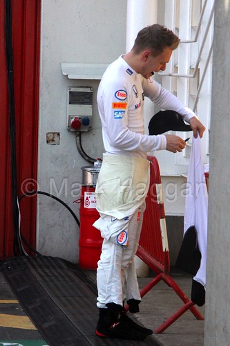 Kevin Magnussen during Formula One Winter Testing 2015