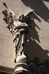 Angel, Reial Acadèmia de Ciències i Arts de Barcelona, Rambla dels Estudis, El Raval, Barcelona, Catalunya