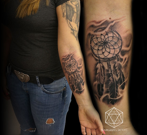 Realistic Dreamcatcher Tattoo - a photo on Flickriver