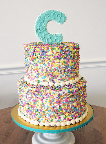 Confetti Sprinkle 2-tier cake