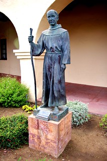 Junipero Serra statue.