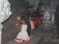 Kids Candle Light Prayers Luang Prabang