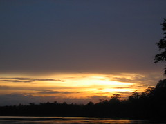 Sunset on the Kinabatagan River