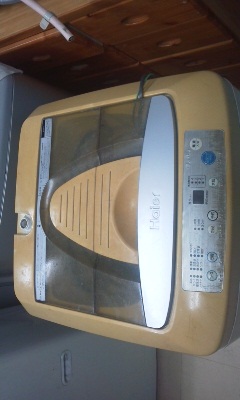 2009年のハイアールの洗濯機です。外置...