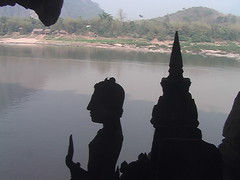 View of Mekong from Pak Ou Cave