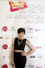 Angy en los Premios Broadway Spain