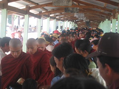Monks on Parade near Lake Inle