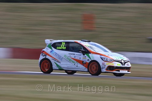 Max Coates in the Clio Cup during the BTCC 2016 Weekend at Snetterton