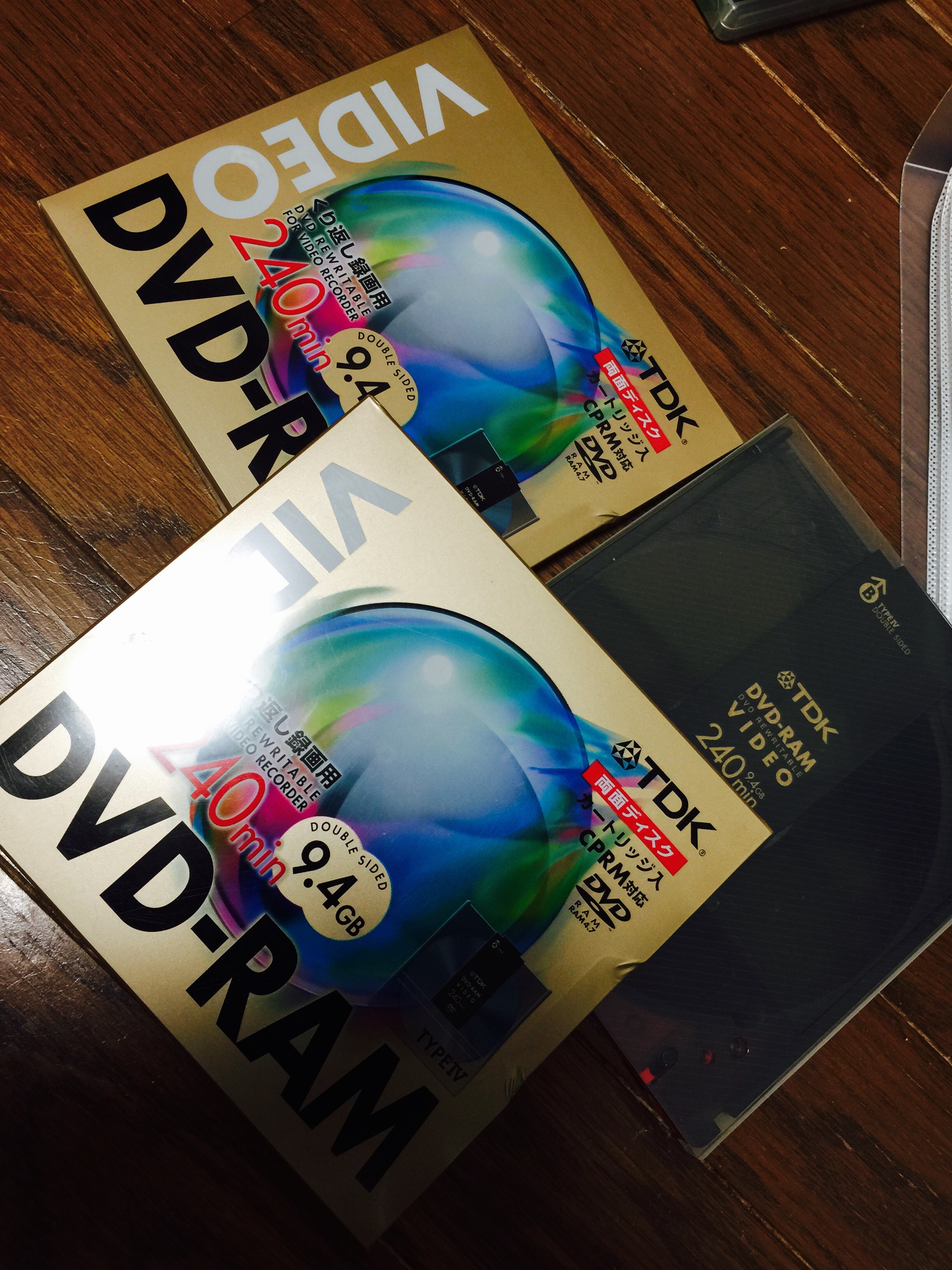DVD-RAM３枚未開封です