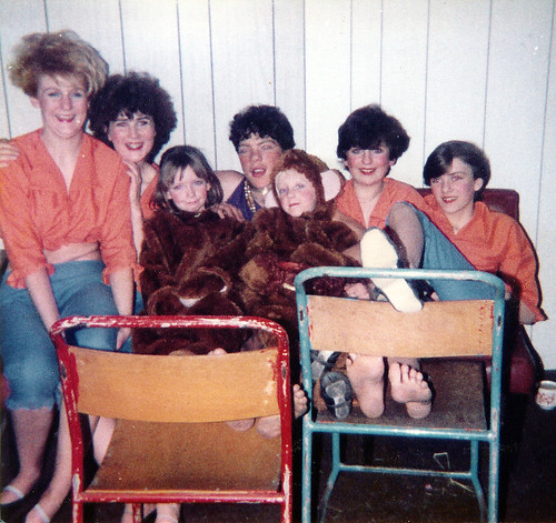 1978 Dick Whittington 06 (from left Wendy Lakin,Sally Capp,x,Tim Daniels,x, Liza Brothers,x)