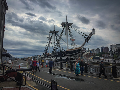 The USS Constitution in dry dock. • <a style="font-size:0.8em;" href="http://www.flickr.com/photos/96277117@N00/29534904514/" target="_blank">View on Flickr</a>