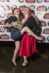Meschiya Lake and Debbie Davis at the 2014 Best of the Beat Awards, Generations Hall, January 22, 2015