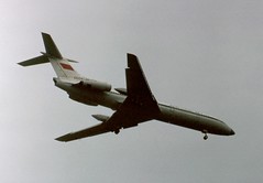 CCCP-85287 Aeroflot Tupolev Tu-154B1 on runway 23 approach to London Heathrow