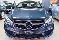 Mercedes-Benz Clase E 250 CDI Coupè - AMG - 204 c.v - ( C 207 ) - Gris Tenorita - Piel Beige/Azul Profundo
