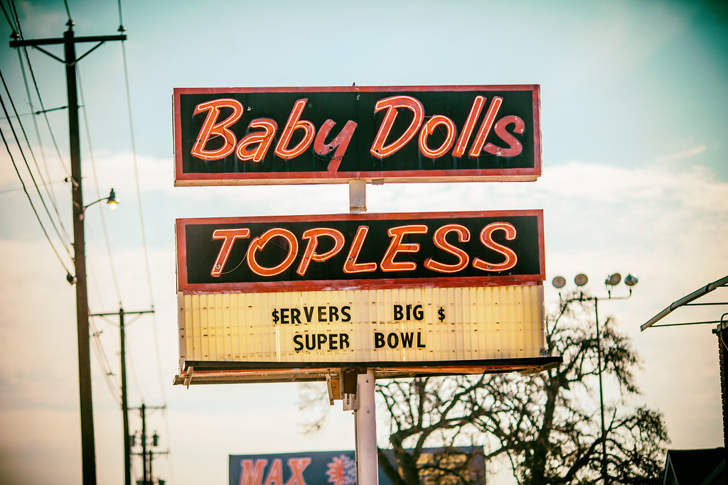 Baby Dolls Girls Strip Club Neon Sign | Strip Club Neon ...