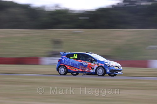 Shayne Deegan in the Clio Cup during the BTCC 2016 Weekend at Snetterton