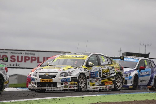 Dave Newsham in BTCC race 2 during the Knockhill Weekend 2016