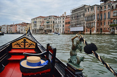 Gondola on the Grand Canal, Venice
