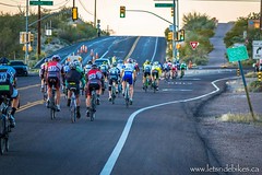 At the Tucson Bicycle Classic; Masters 40+ taking off from the start line on Lap 1.