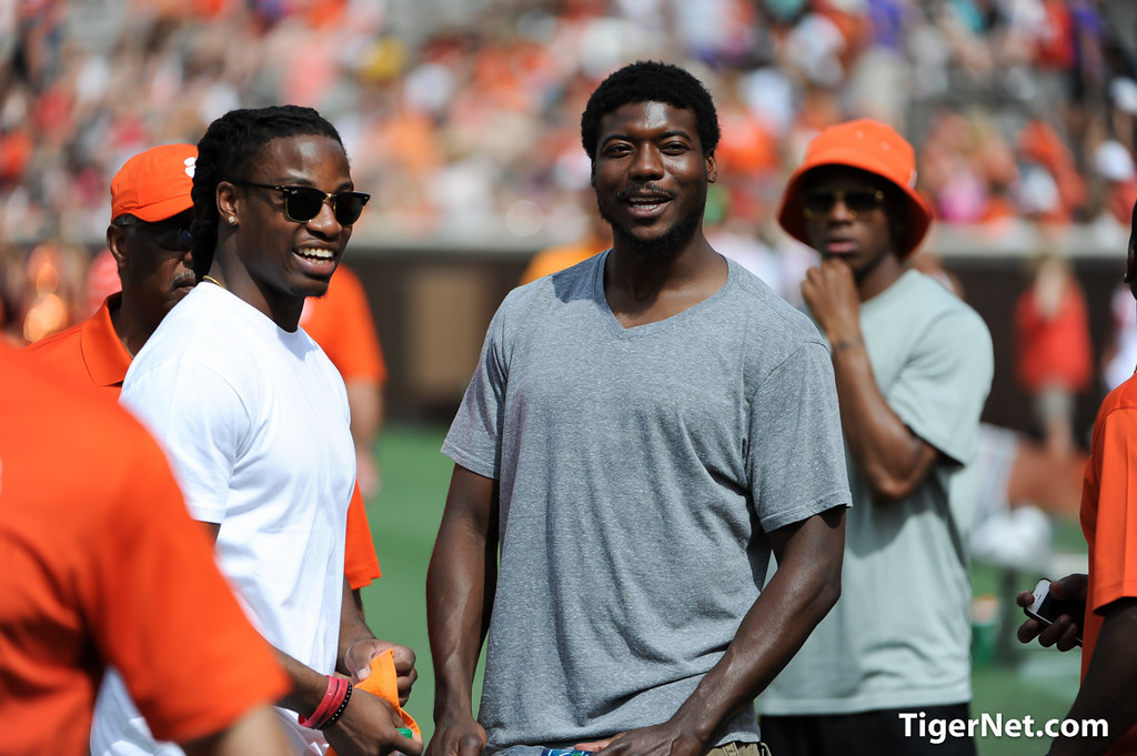 Clemson Football Photo of Andre Ellington and Byron Maxwell