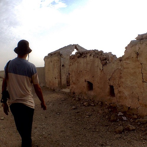 A visit to one of the (not so) old #ruin in and around #Qatar: at #Al_Shamal, outside #Doha - #architecture #heritage #