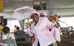 Second Line at Jazz Fest 2015, Day 6, May 2