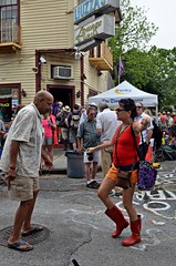 Dancing at Liuzzas for Jazz Fest 2015, Day 1, April 24