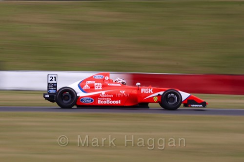 Rafael Martins in British Formula 4 during the BTCC 2016 Weekend at Snetterton