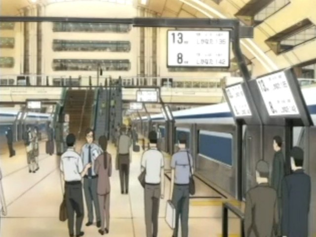 これはアニメに登場した品川駅リニア地下ホ...
